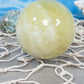 Lemon Calcite Crystal Sphere