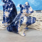 Sodalite Crystal Squirrel Carving