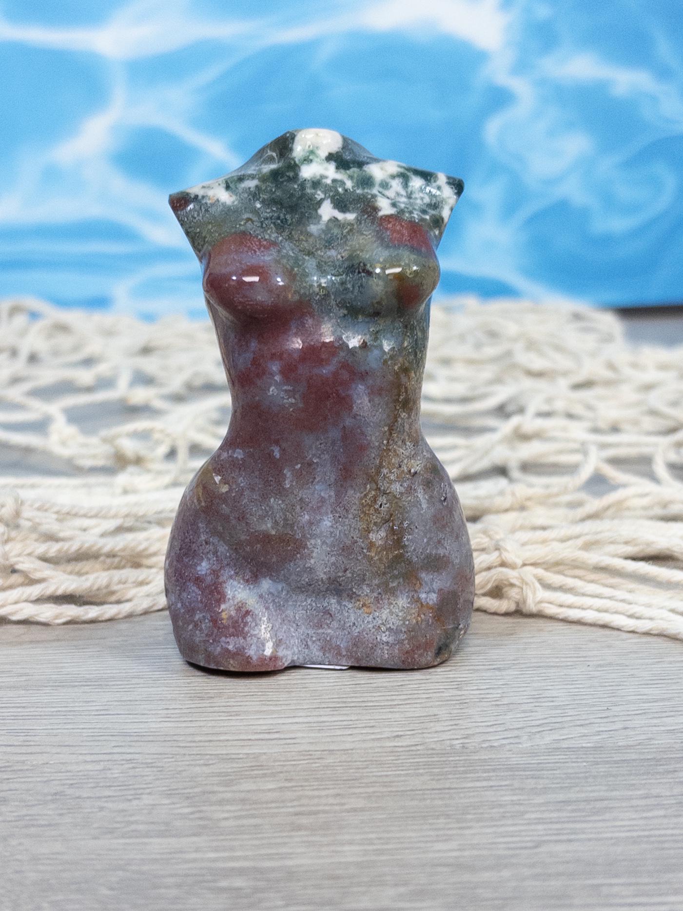 Ocean Jasper Female Body Carving
