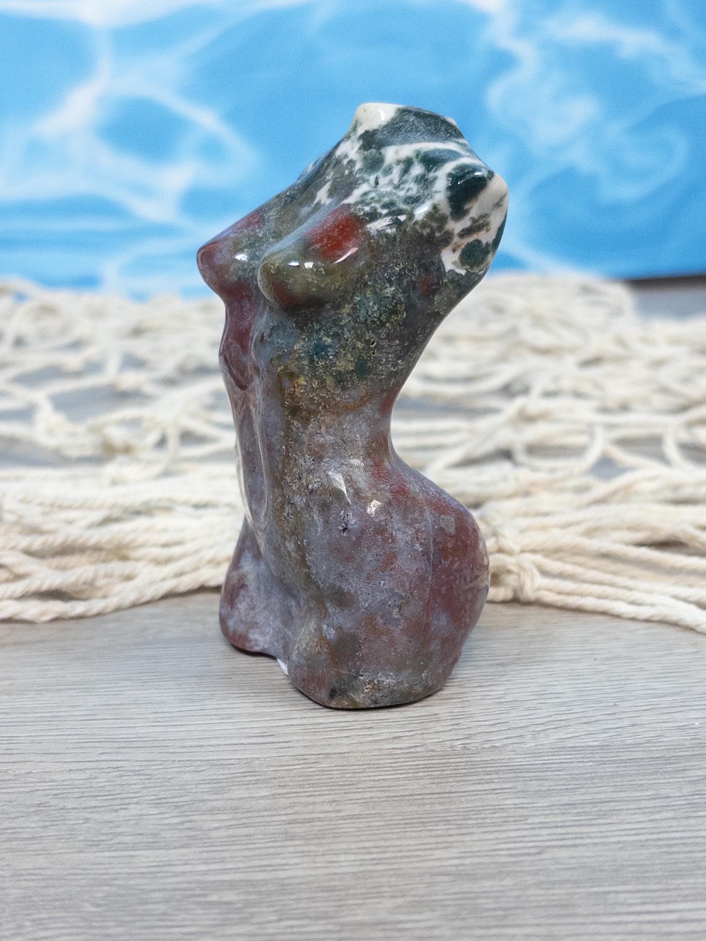Ocean Jasper Female Body Carving