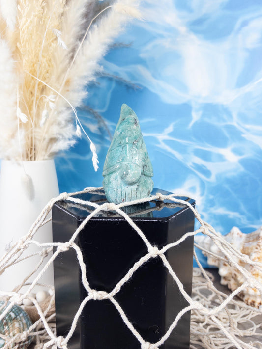 Amazonite Crystal Gnome Carving