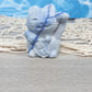 Blue Aventurine Lucky Cat Carving