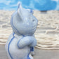 Blue Aventurine Lucky Cat Carving