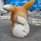 Orange calcite pikachu carving