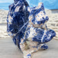 Sodalite Crystal Squirrel Carving