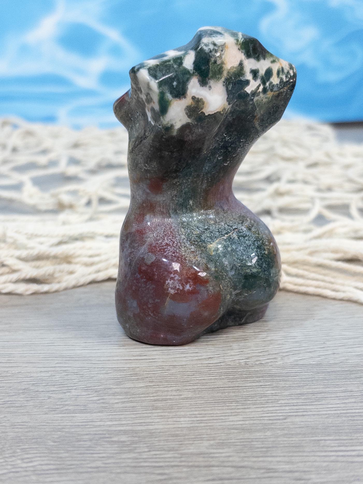Ocean Jasper Female Body Carving