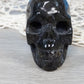 Purple Flash Labradorite Crystal Skull Carving