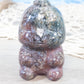 Ocean Jasper Baby Dino Carving: Crystal Animal Figurine