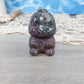 Ocean Jasper Baby Dino Carving: Crystal Animal Figurine