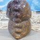 XL Ocean Jasper with Moss Agate Baby Dino Carving